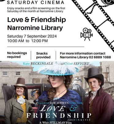 Saturday Cinema - Love and Friendship